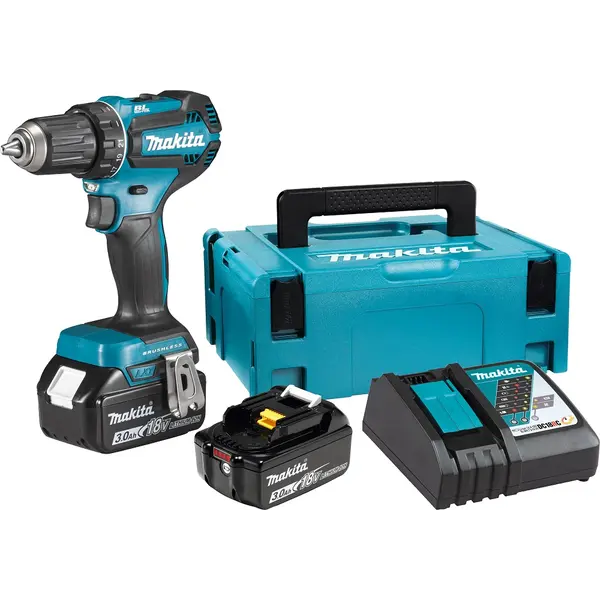 15486 Aku bušilica MAKITA DDF485RFJ (18V,Li-ion,BL,2x3,0Ah)