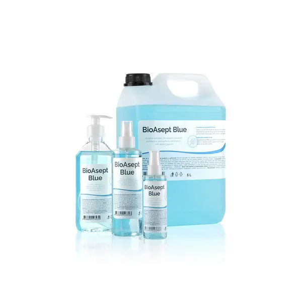 BIOASEPT BLUE, 5 L - DEZINFICIJENS NA BAZI 70% ETILNOG ALKOHOLA