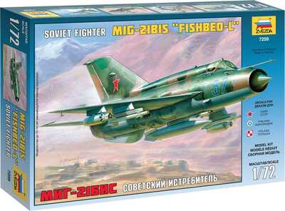 Model zrakoplova 7259 - MIG-21 BIS sovjetski lovac