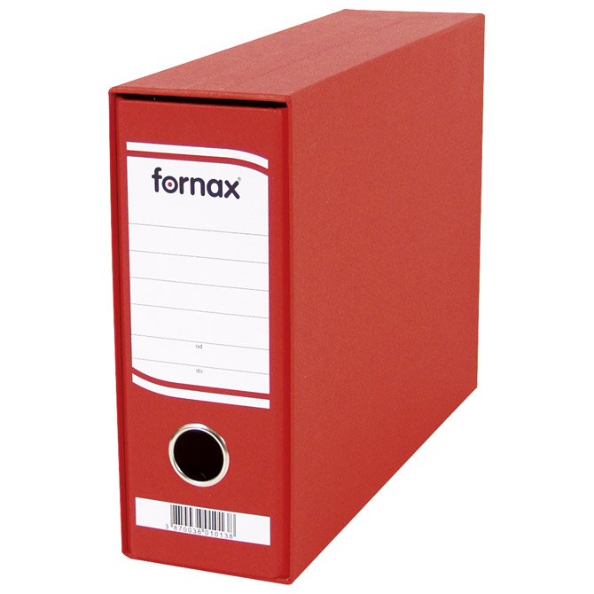402931 Registrator A5 široki u kutiji Fornax 402931 crveni
