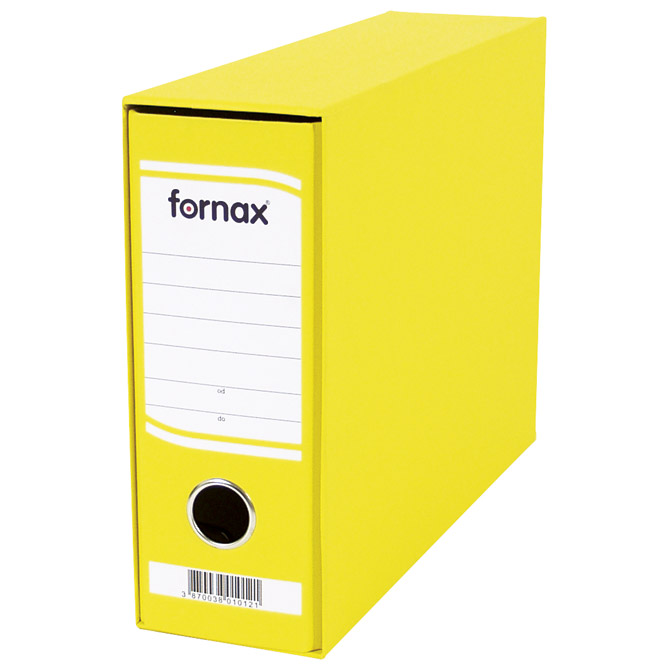 402932 Registrator A5 široki u kutiji Fornax 402932 žuti