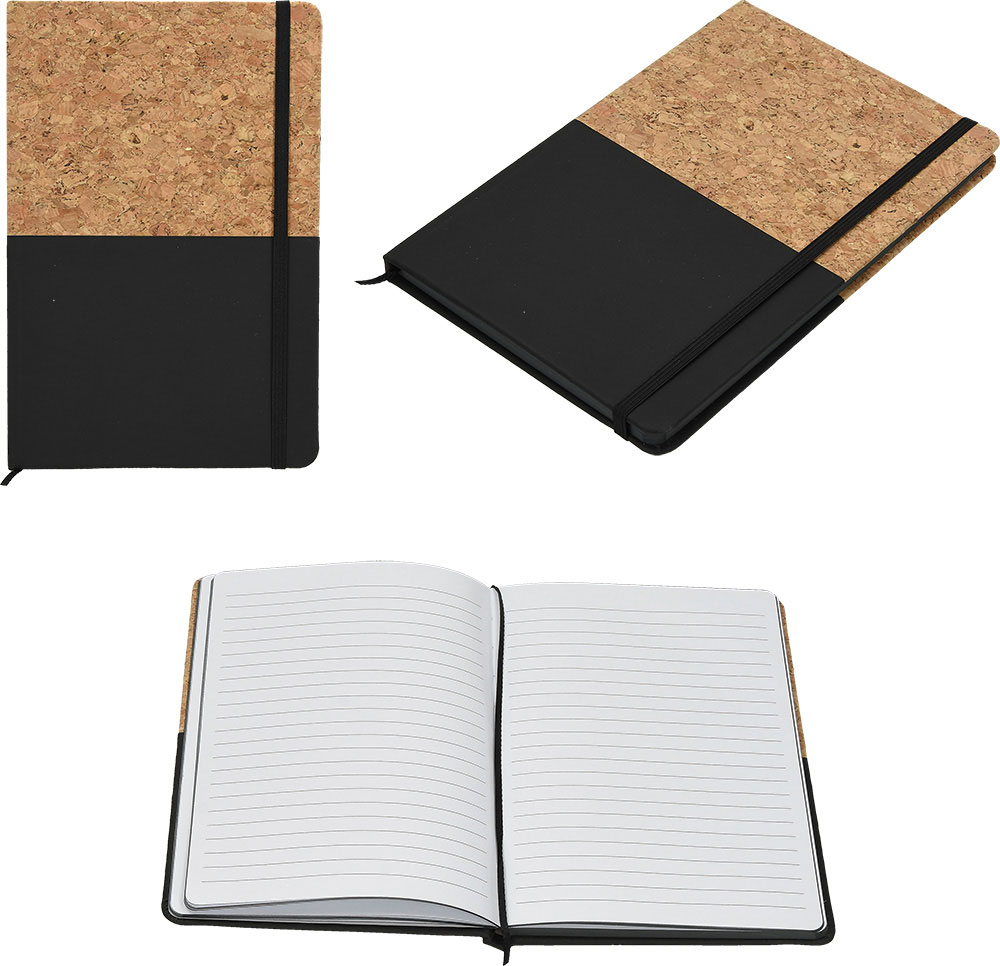 9003007 Notes Corc Color A5 pluto PU 96 str. s gumicom, 14x21x1 cm P12/96