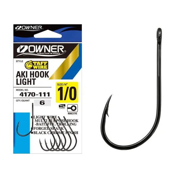 Owner1 Udica OWNER AKI Twist Hook, 1/0