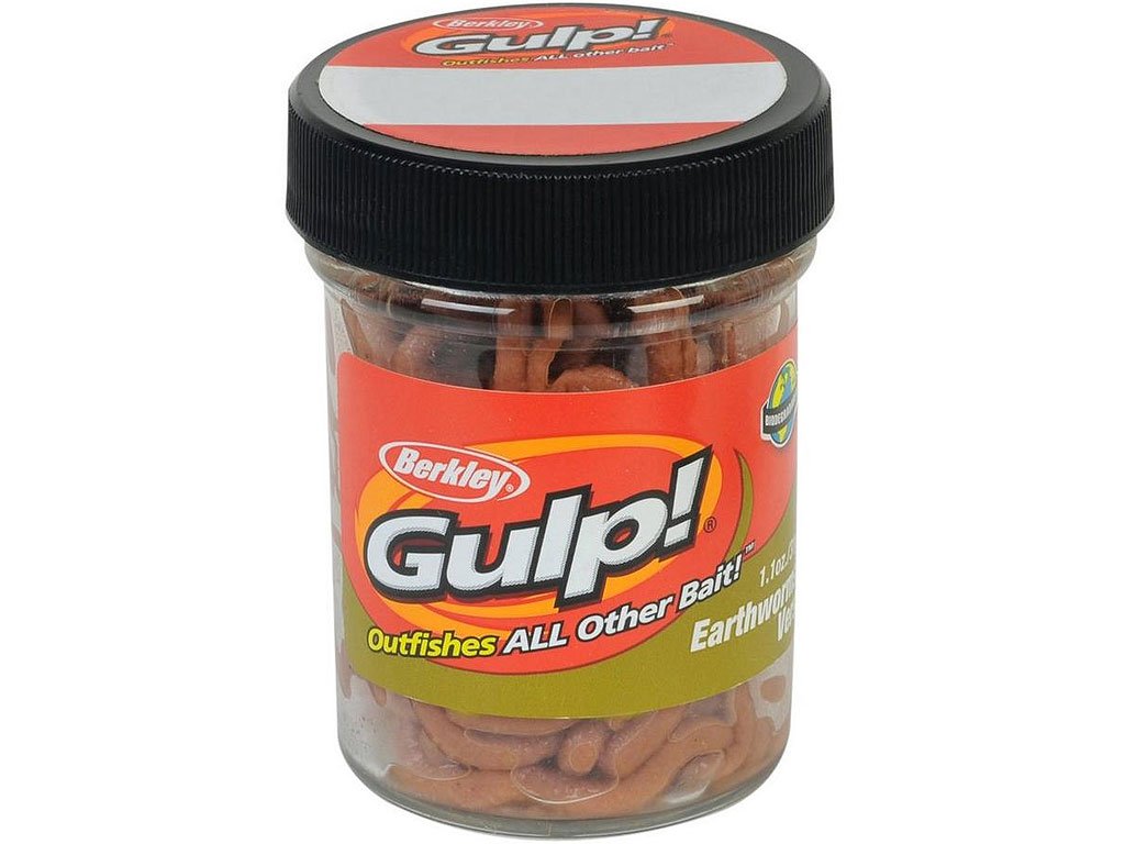 BGE1 Berkley Gulp Earthworm 10cm Brown