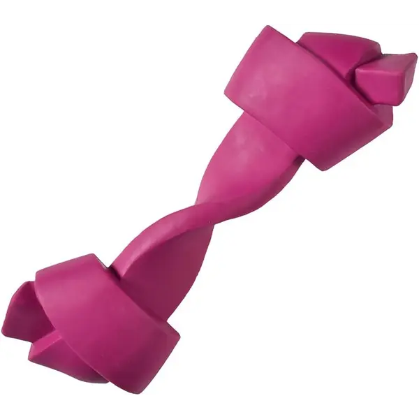 Igračka za Pse Guma kost čvor SM pink