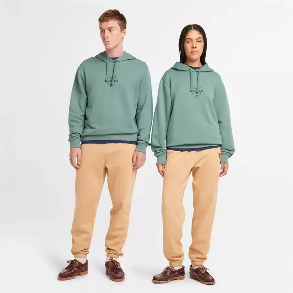 TB0A5U8YCL61 Timberland ženska majica s kapuljačom front graphic refibra